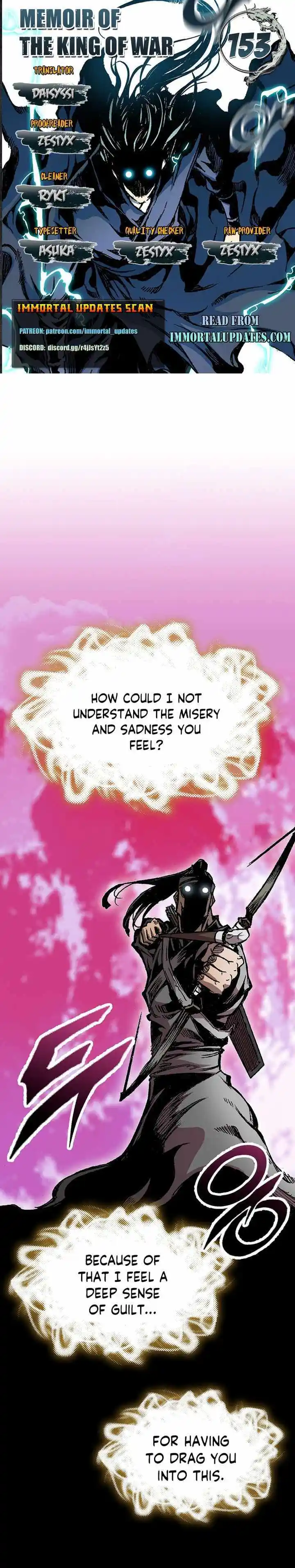 Memoir Of The King Of War Chapter 153
