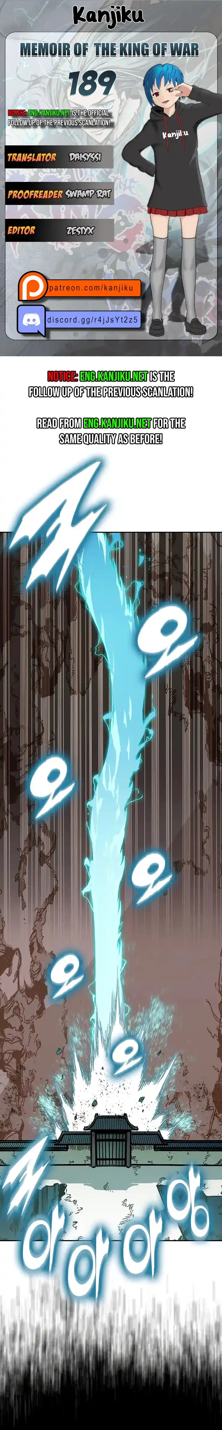 Memoir Of The King Of War Chapter 189