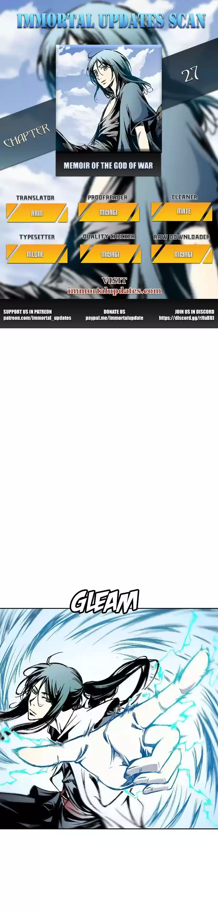 Memoir Of The King Of War Chapter 27