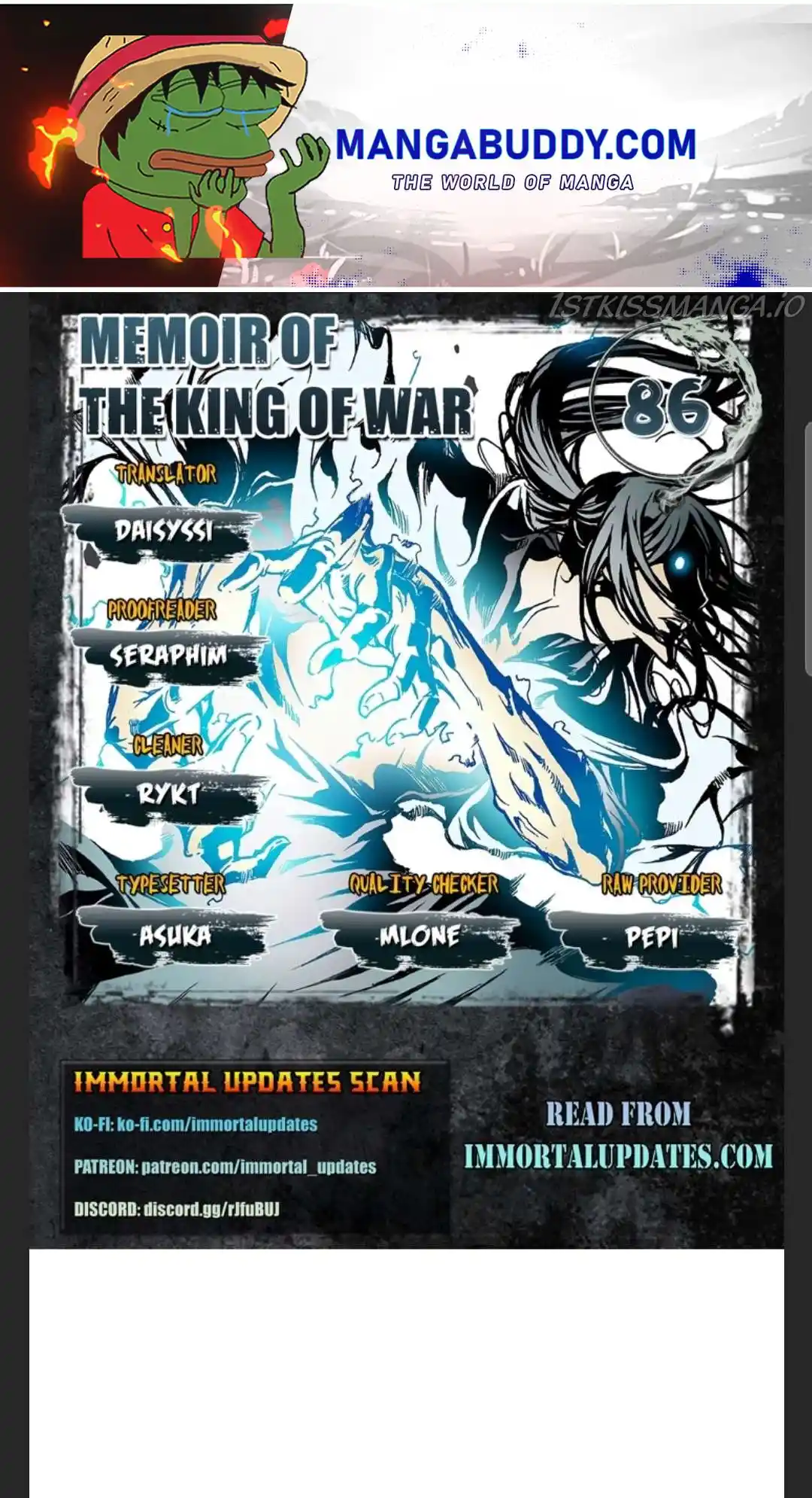 Memoir Of The King Of War Chapter 86