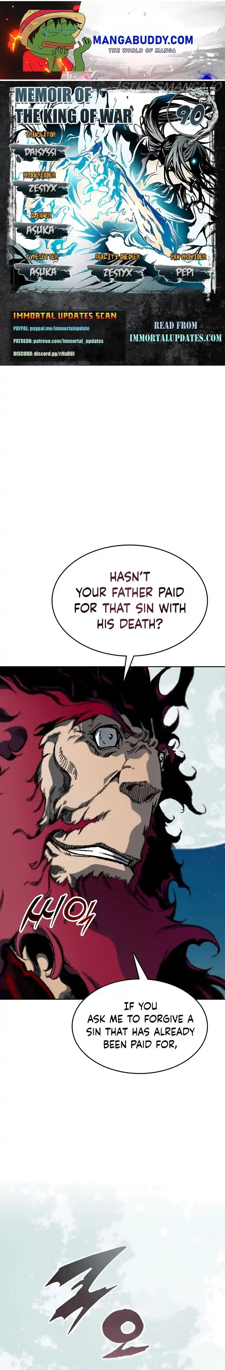 Memoir Of The King Of War Chapter 90