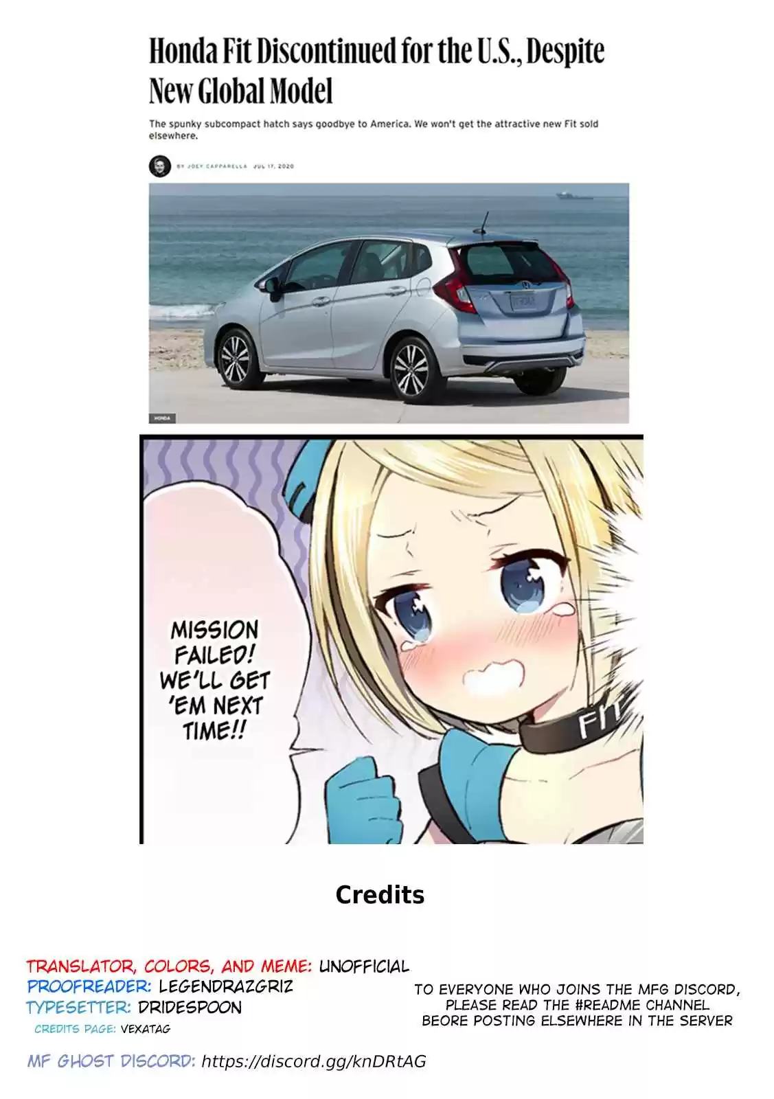 MF Ghost Ch. 68 Kanata vs Taylor