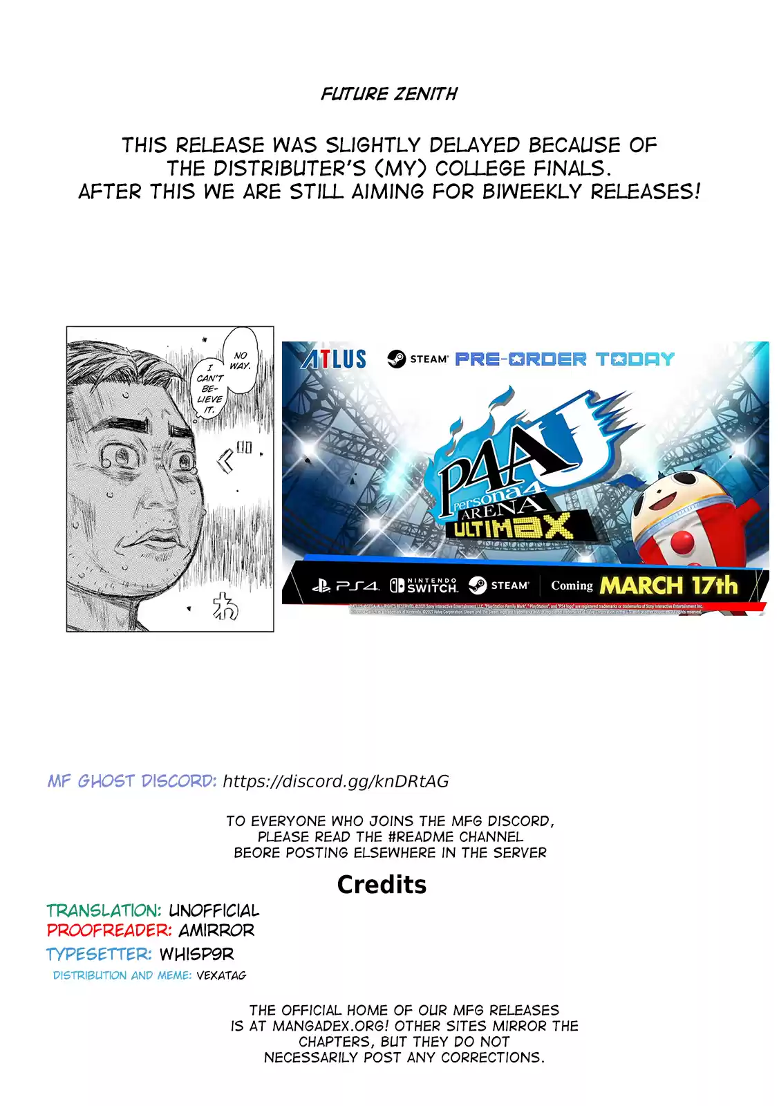 Mf Ghost Vol.9 Chapter 98