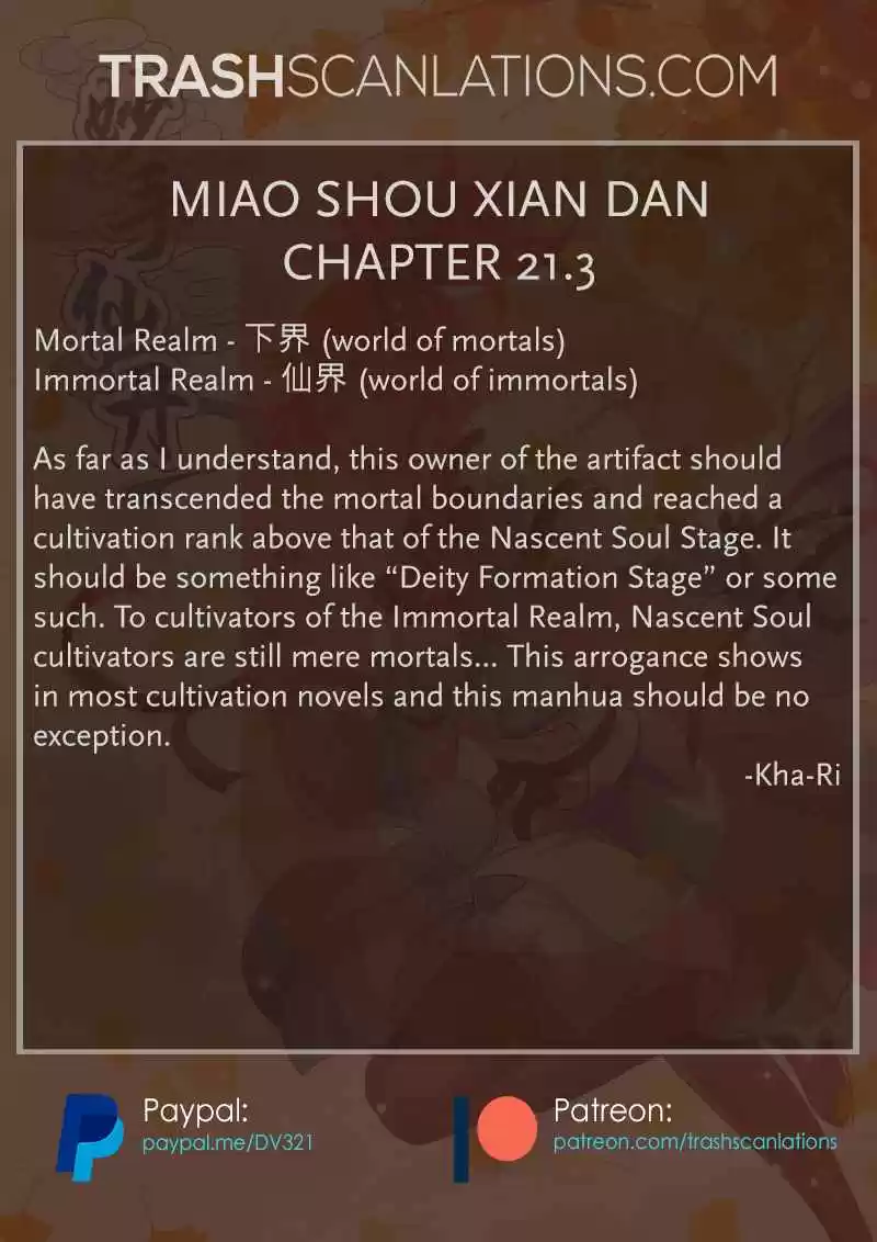 Miao Shou Xian Dan Ch. 21.3
