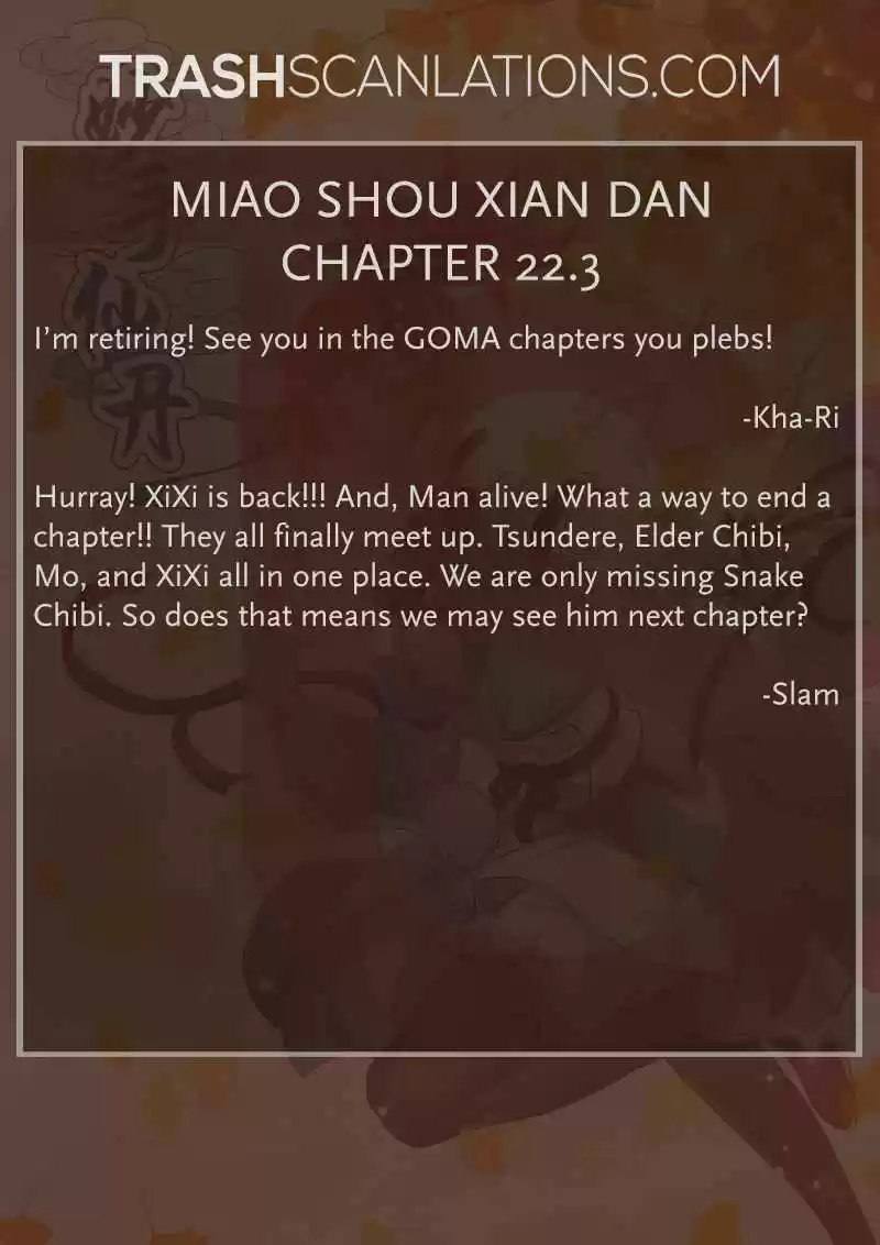 Miao Shou Xian Dan Ch. 22.3