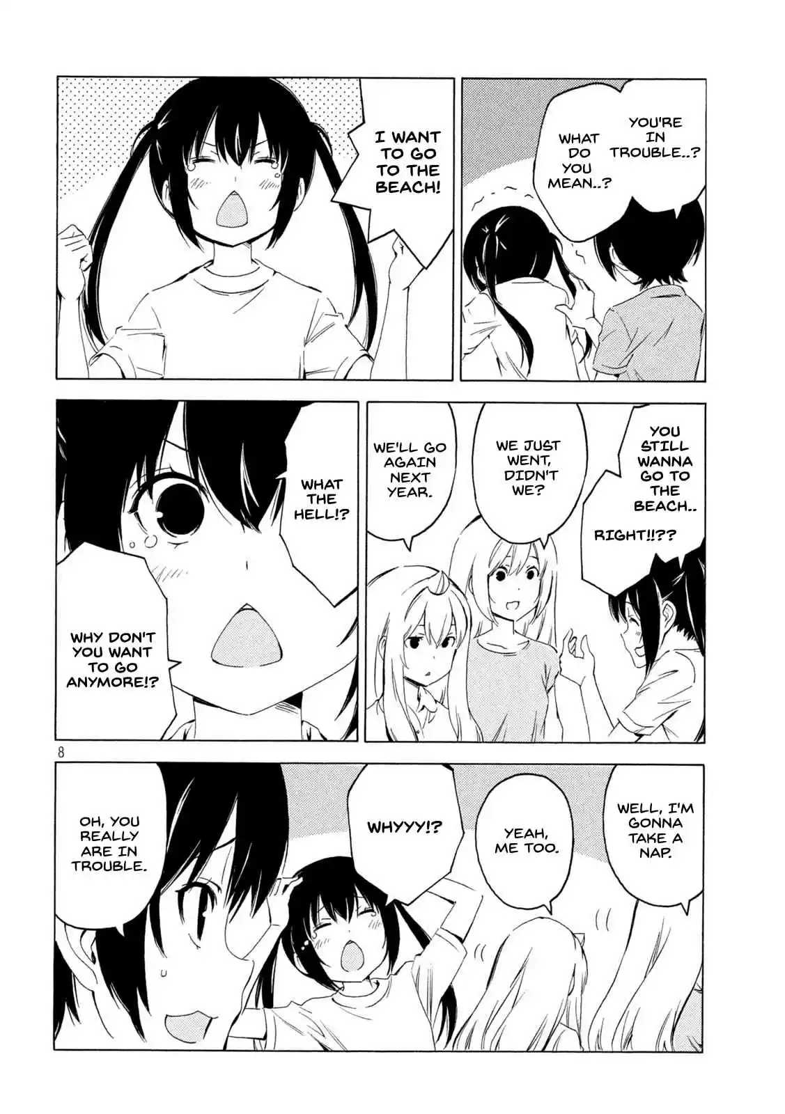 Minami-ke 418 I want to go home.