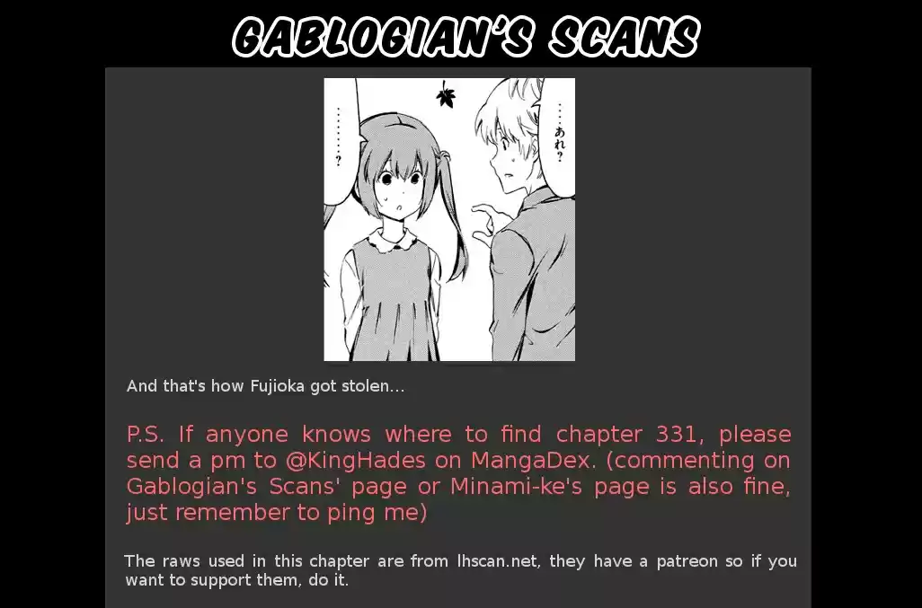 Minami ke Ch. 329 Autumnal