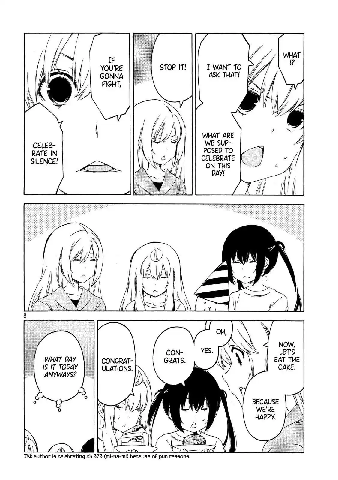 Minami ke Ch. 373 Special day?