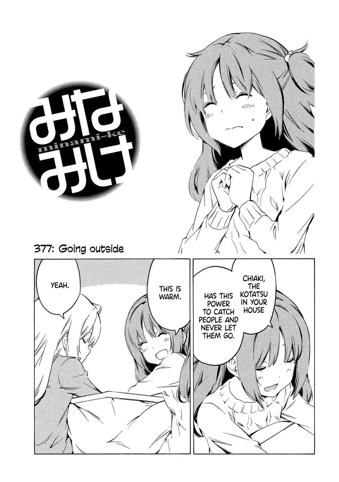Minami ke Ch. 377 Going outside