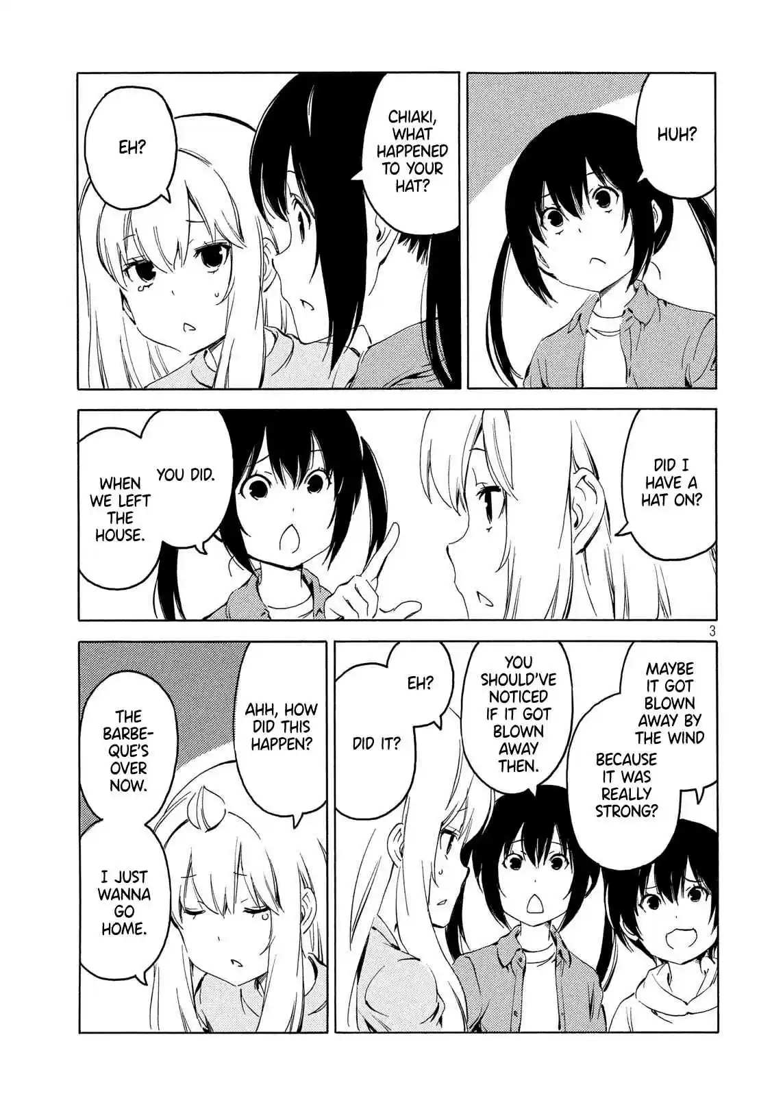 Minami ke Ch. 395 Wearing a hat