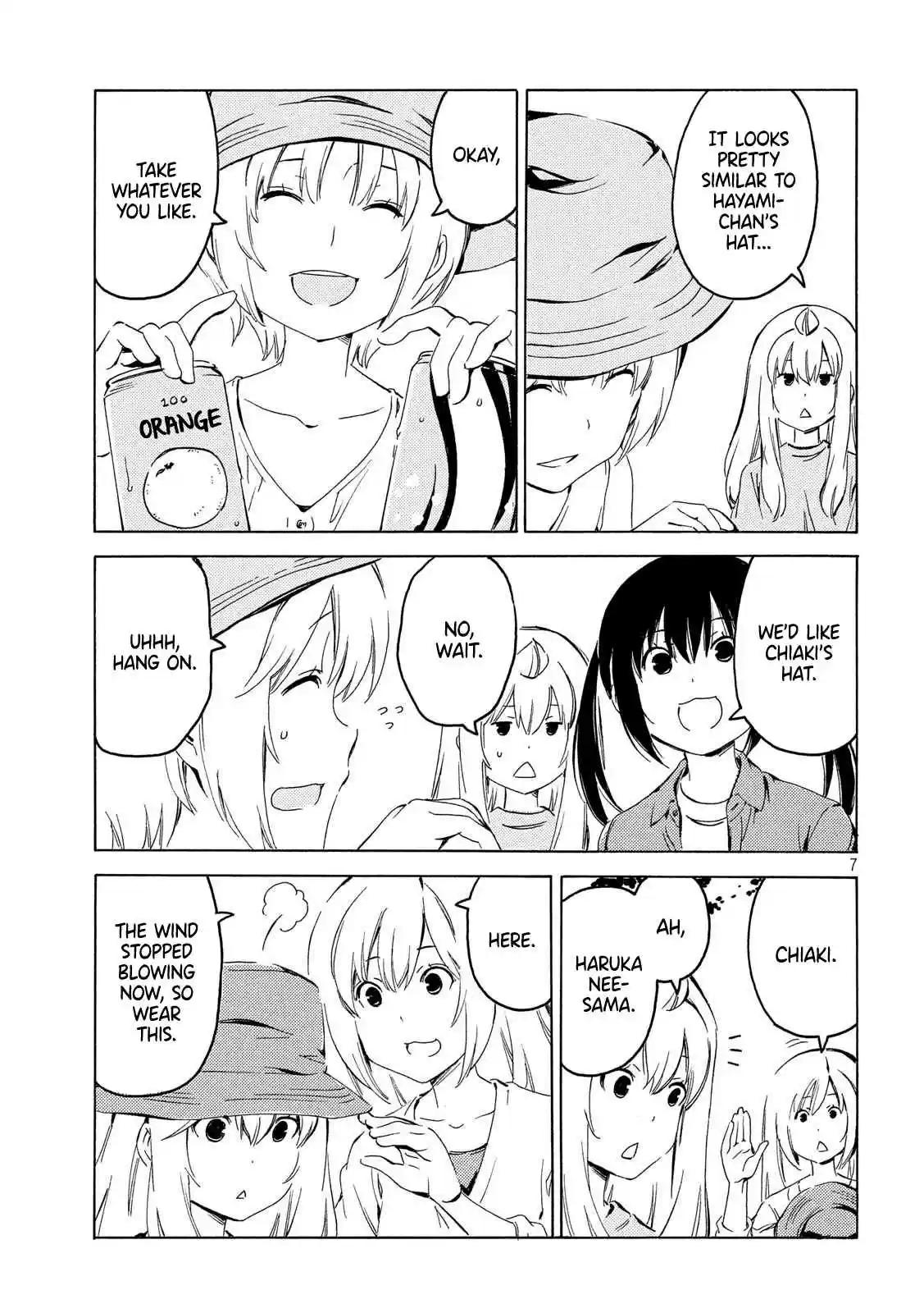 Minami ke Ch. 395 Wearing a hat