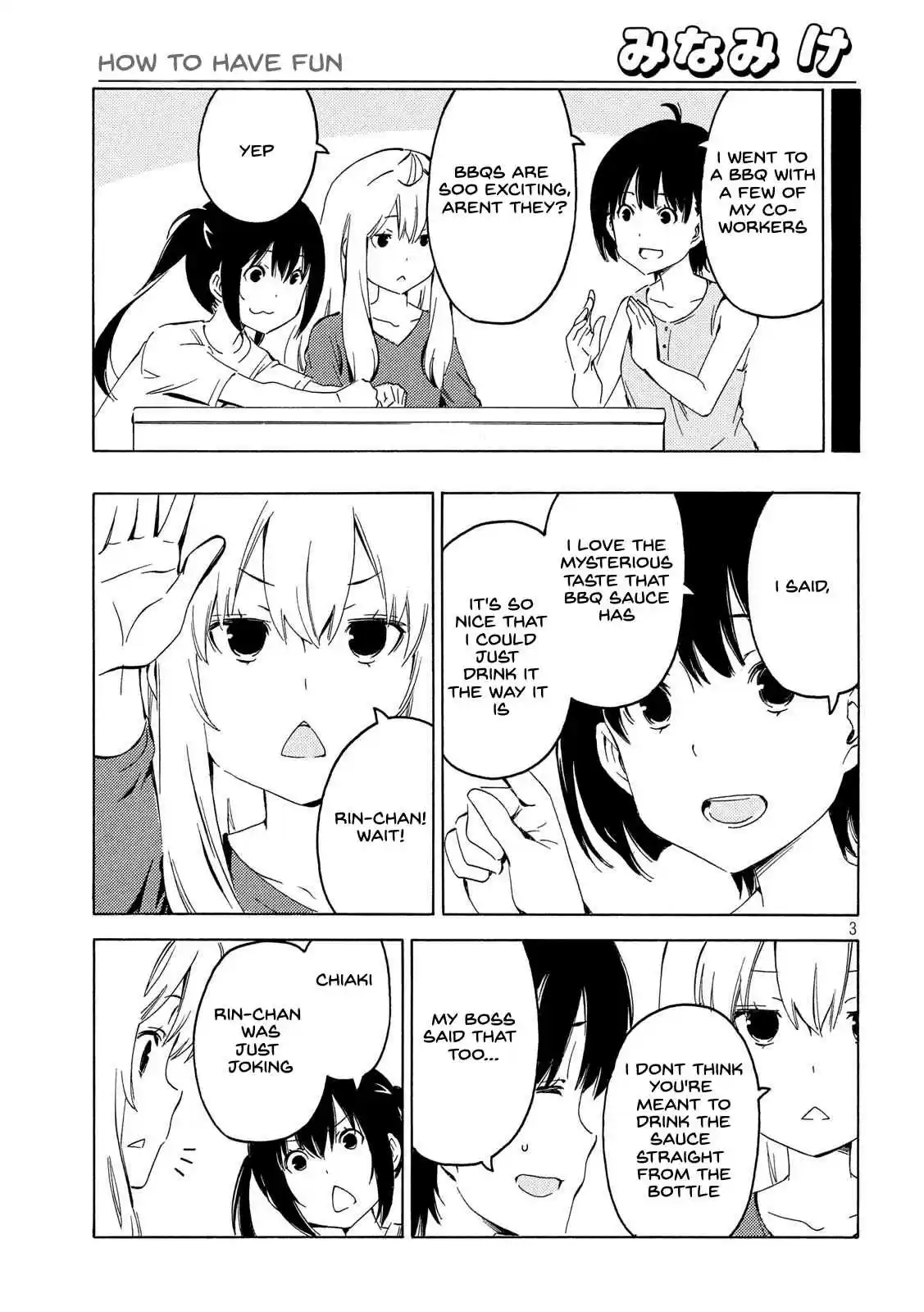 Minami ke Ch. 396 How to have fun