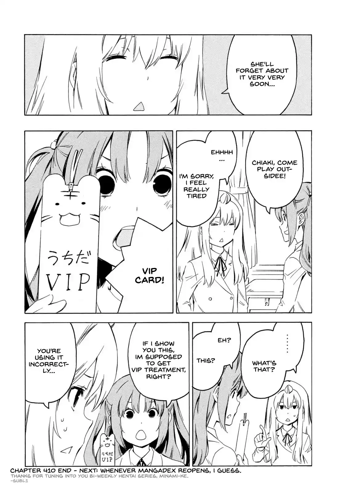 Minami-Ke Chapter 410: Come Anytime!