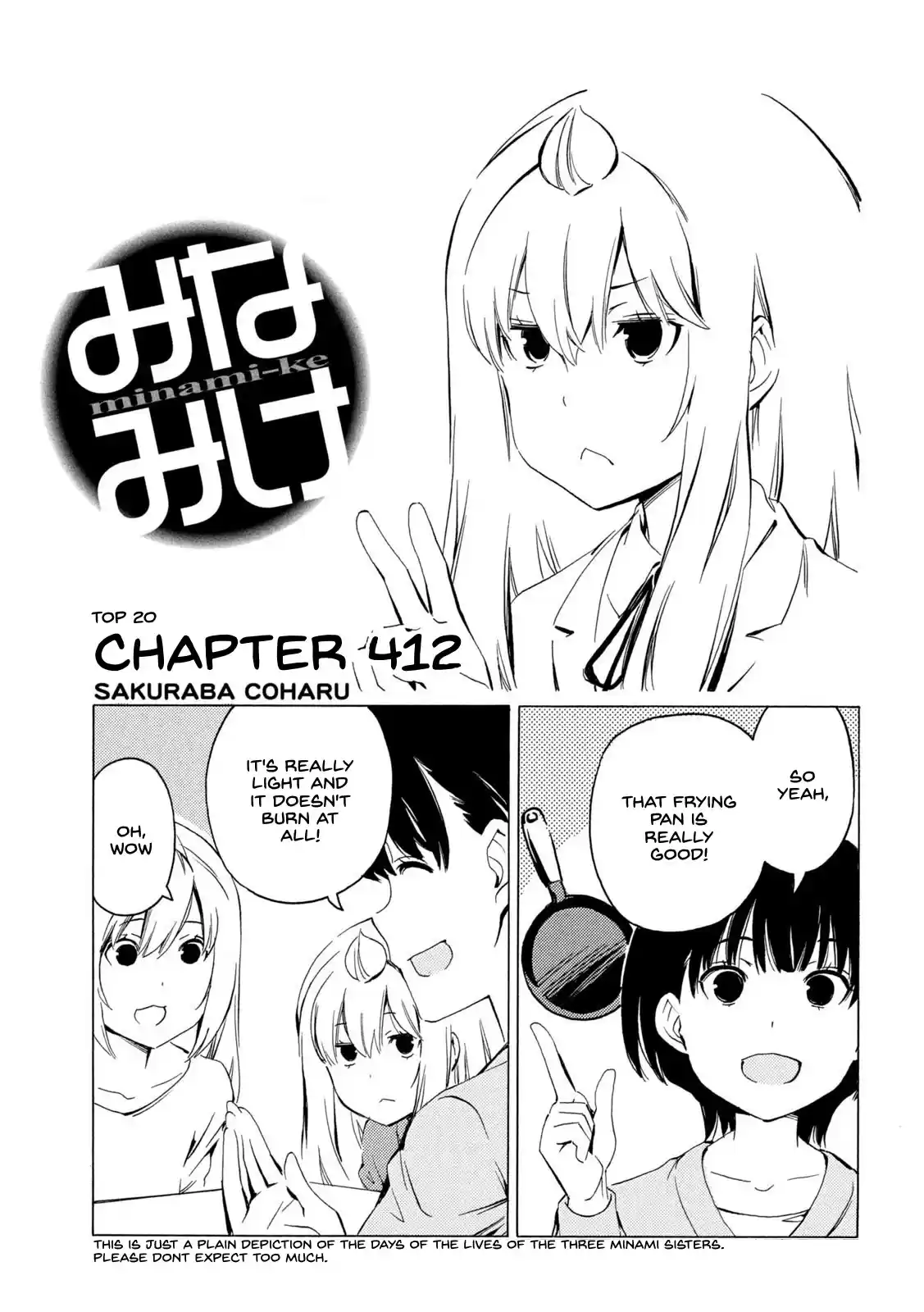 Minami-Ke Chapter 412
