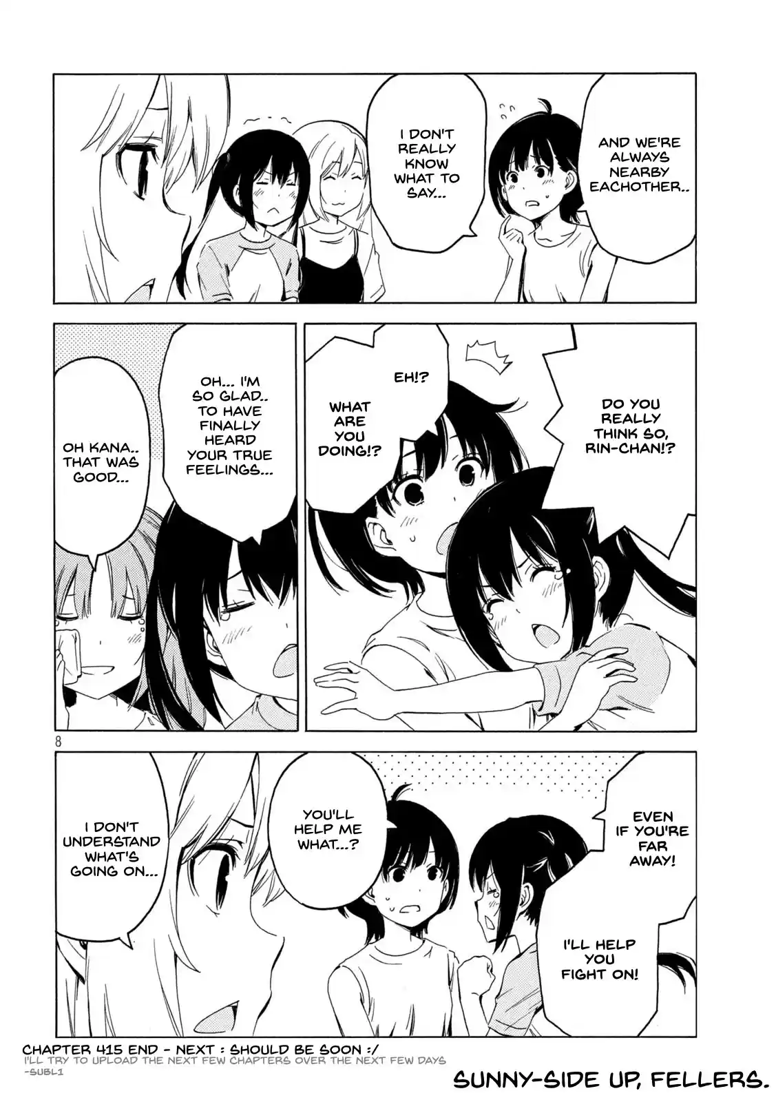 Minami-Ke Chapter 415: Communication