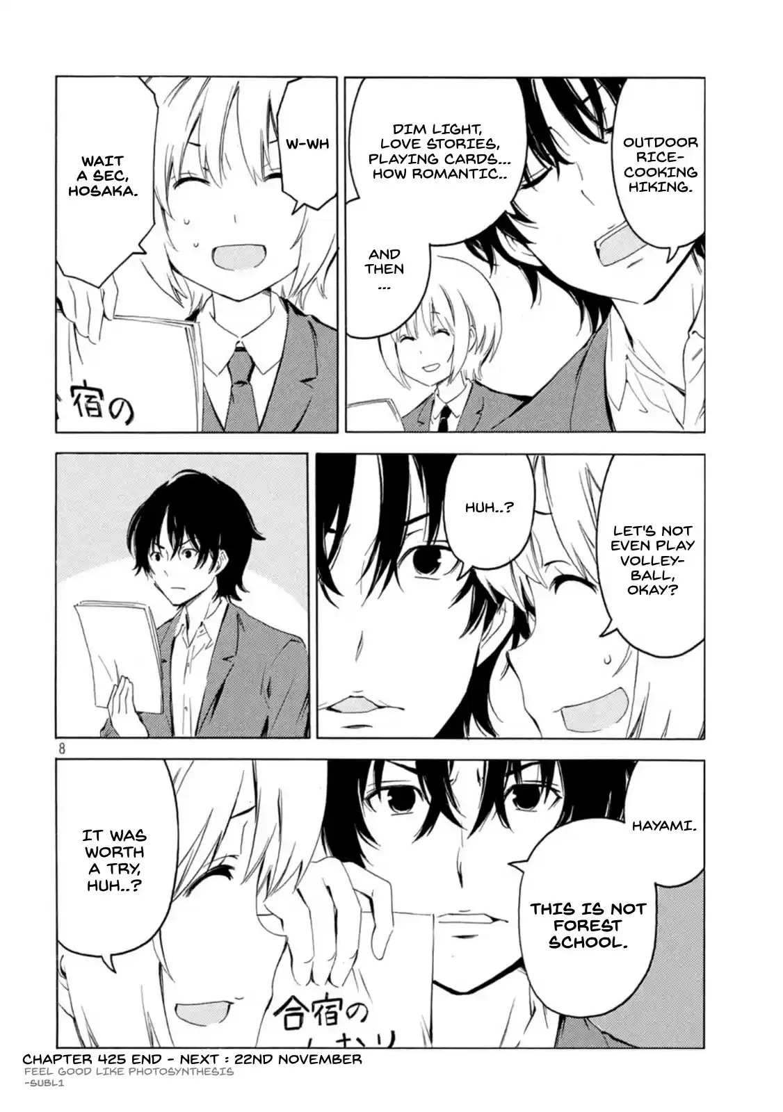 Minami-Ke Chapter 425