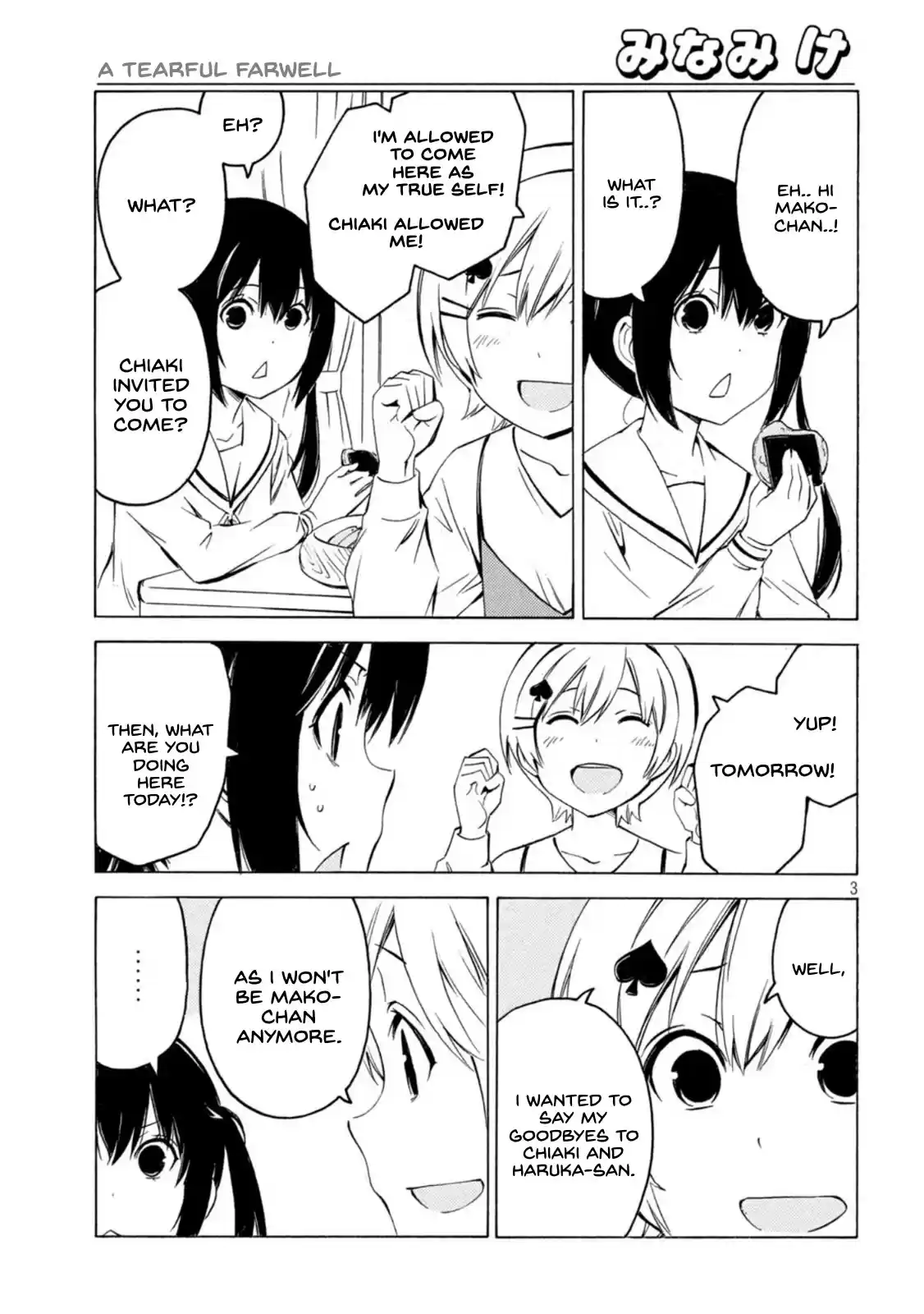 Minami-Ke Chapter 432