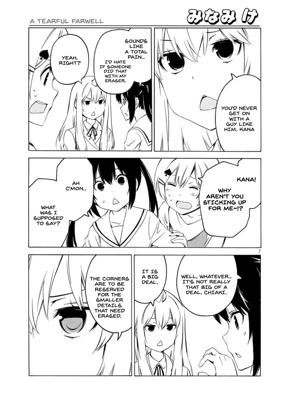 Minami-Ke Chapter 432