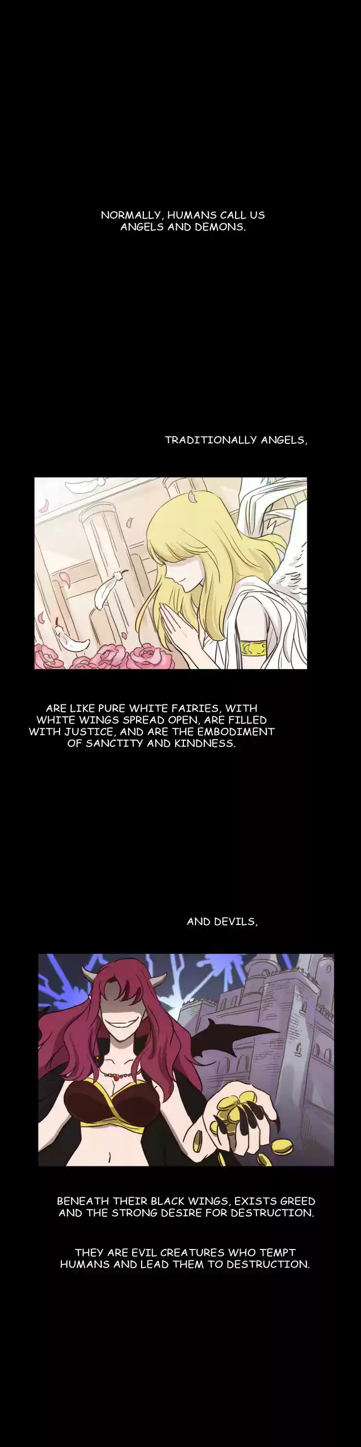 Miss Angel and Miss Devil Ch. 0.9