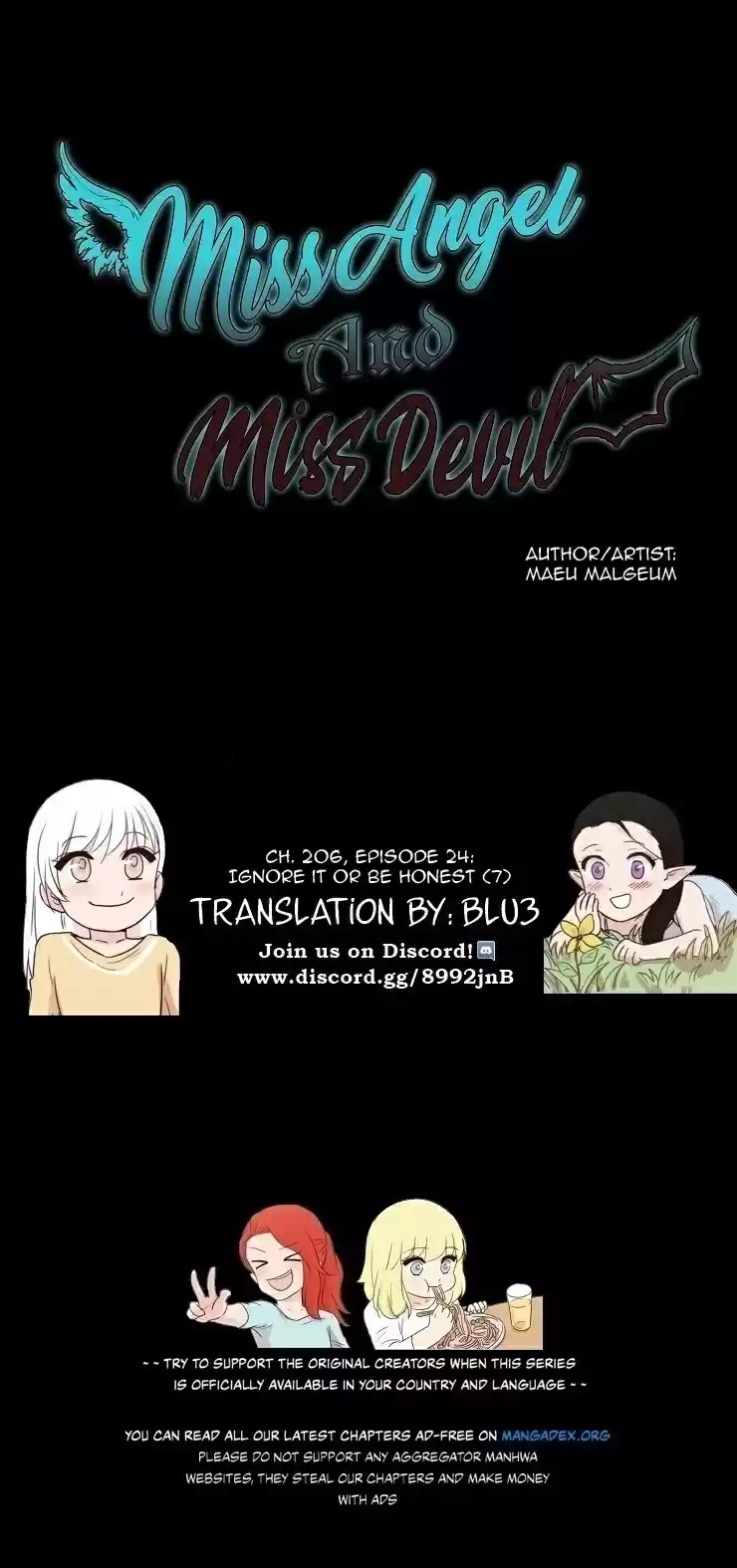 Miss Angel and Miss Devil Ch. 206 Ep. 24 Ignore it or Be honest (7)