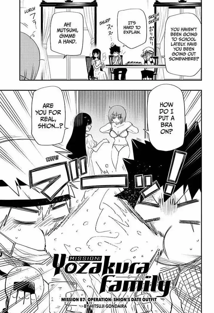 Mission: Yozakura Family Ch.087