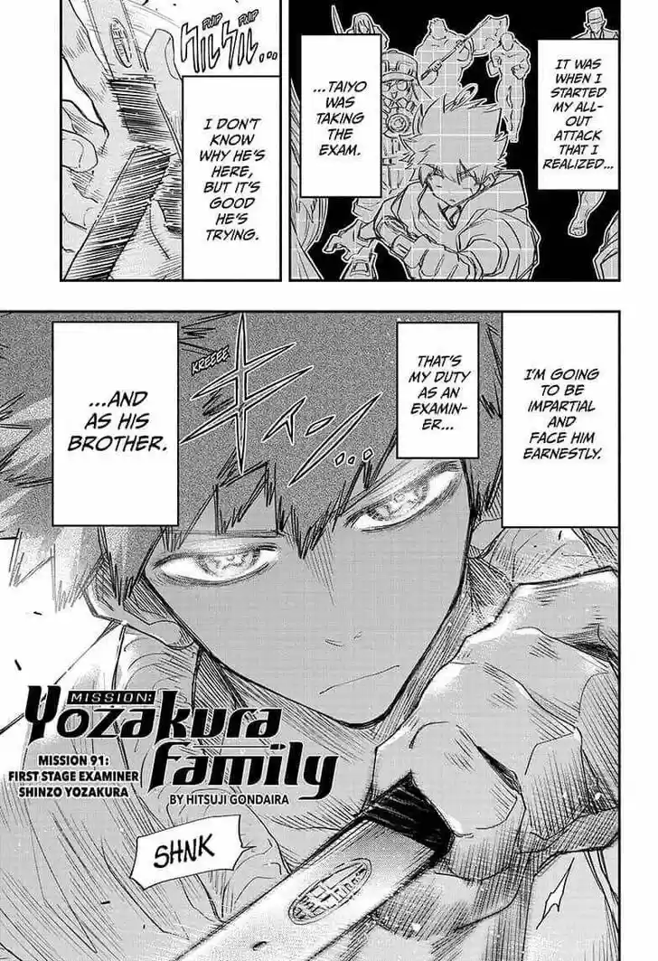 Mission: Yozakura Family Ch.091