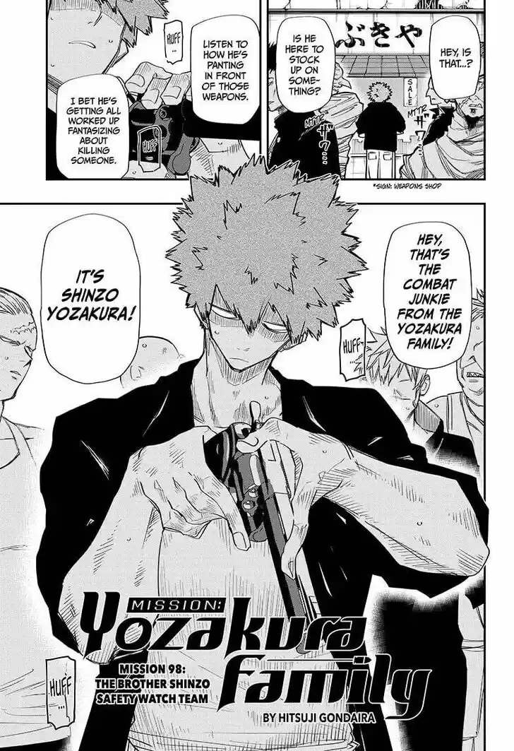 Mission: Yozakura Family Ch.098