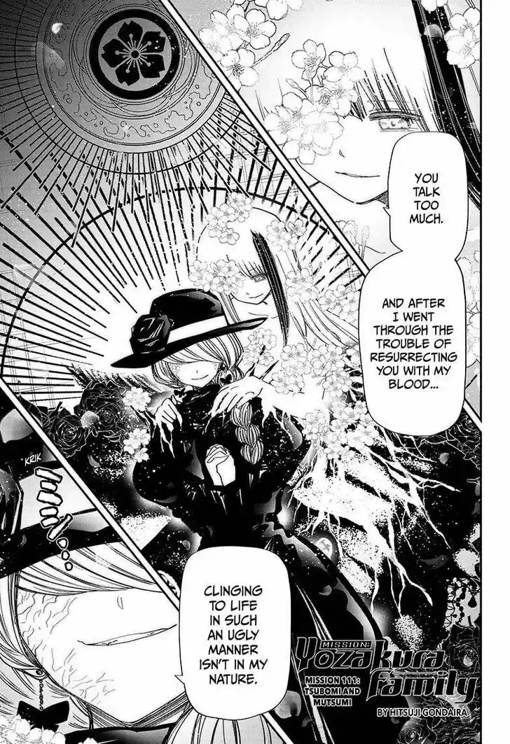 Mission: Yozakura Family Ch.111