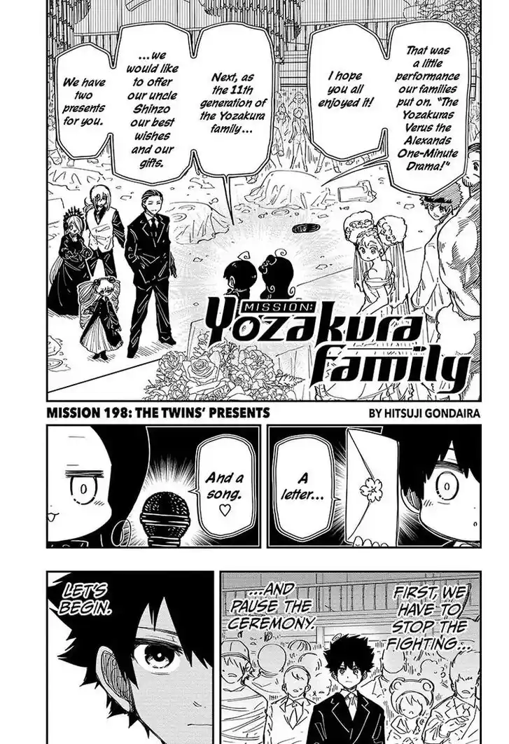 Mission: Yozakura Family Ch.198