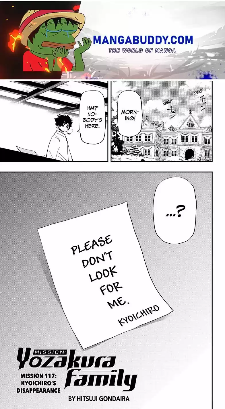 Mission: Yozakura Family Chapter 117