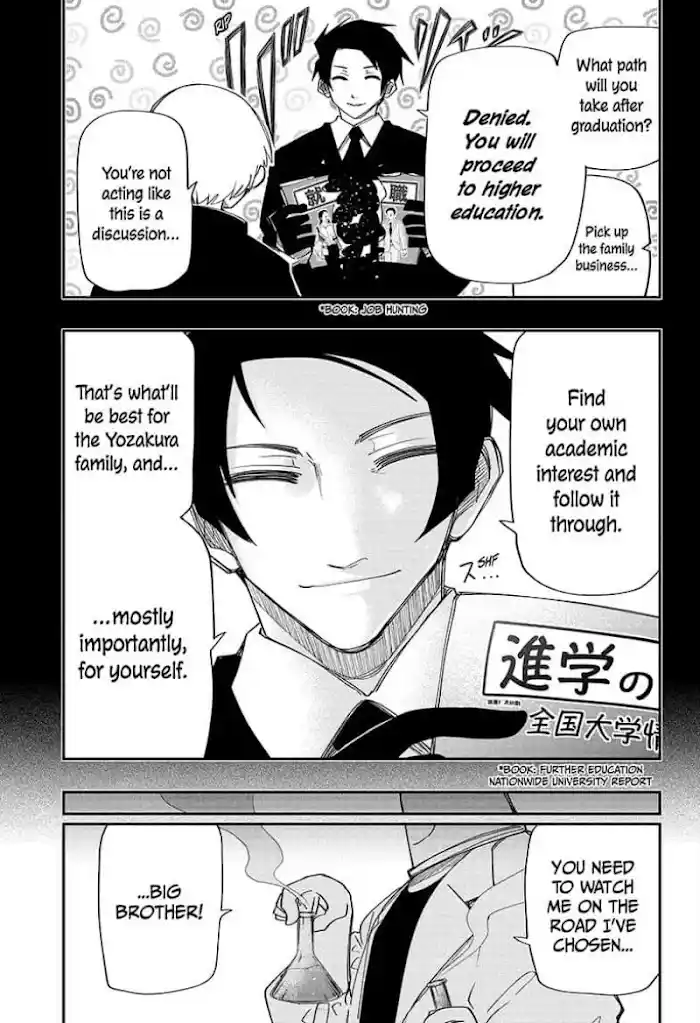 Mission: Yozakura Family Chapter 122