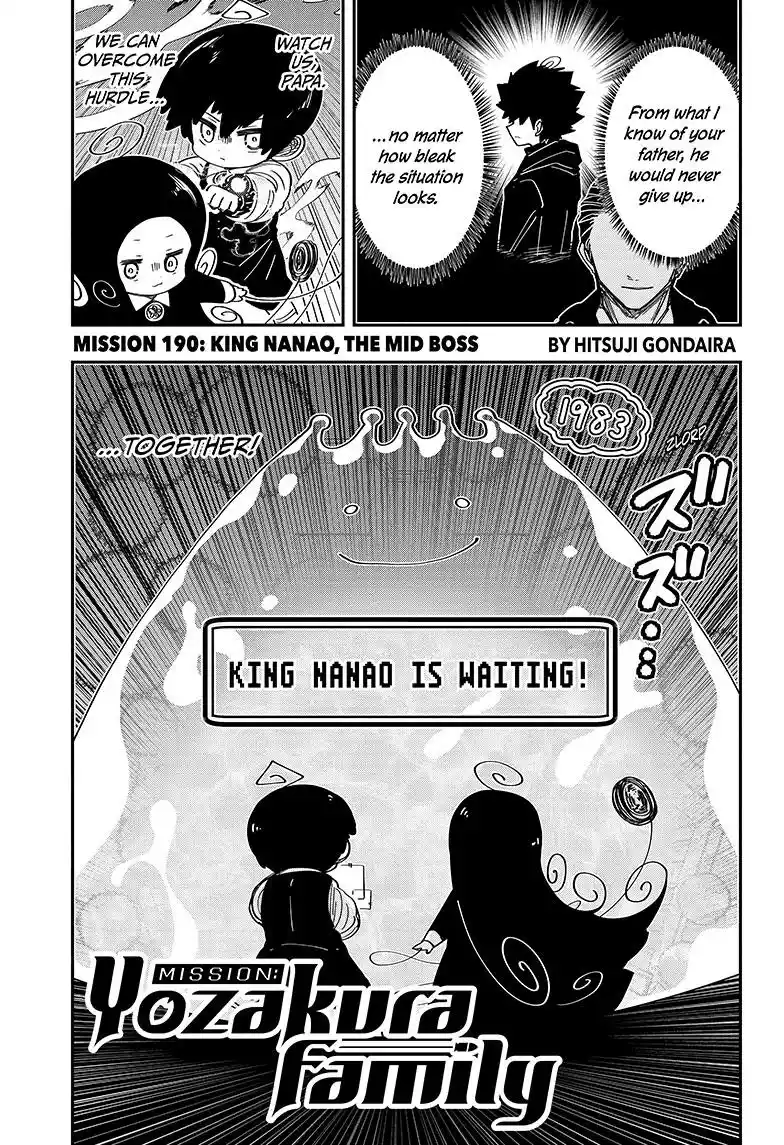 Mission: Yozakura Family Chapter 190
