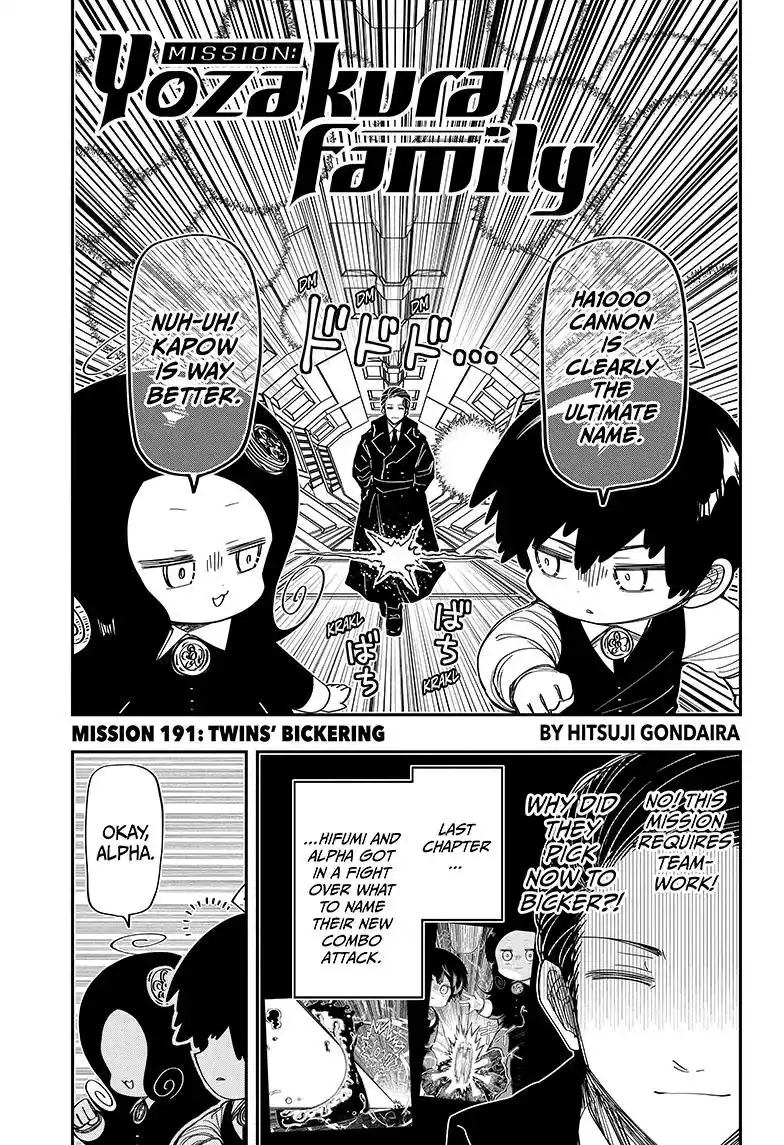 Mission: Yozakura Family Chapter 191