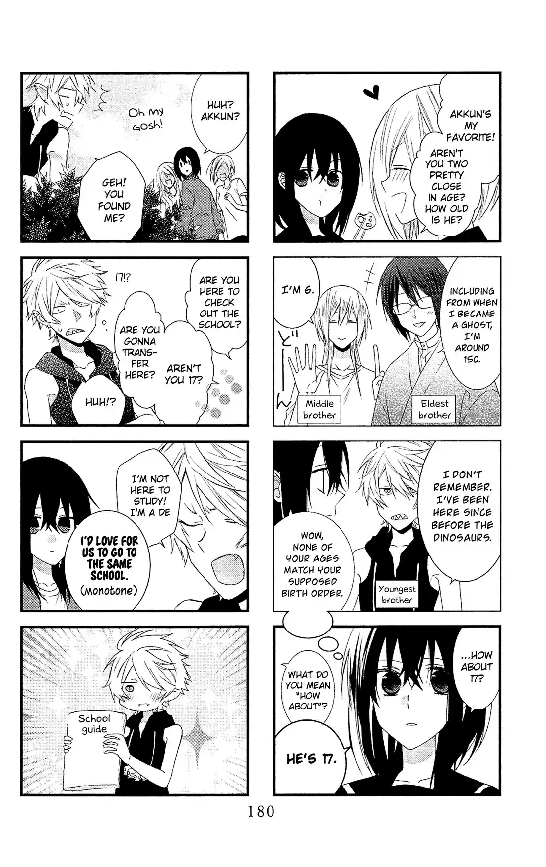 Mizutama Honey Boy Vol. 9 Ch. 46.5 Youko Kaiki's Odd Brothers (oneshot)