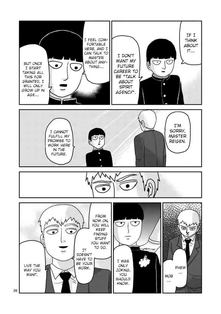 Mob Psycho 100 Vol. 13 Ch. 92 Thoughts About the Future