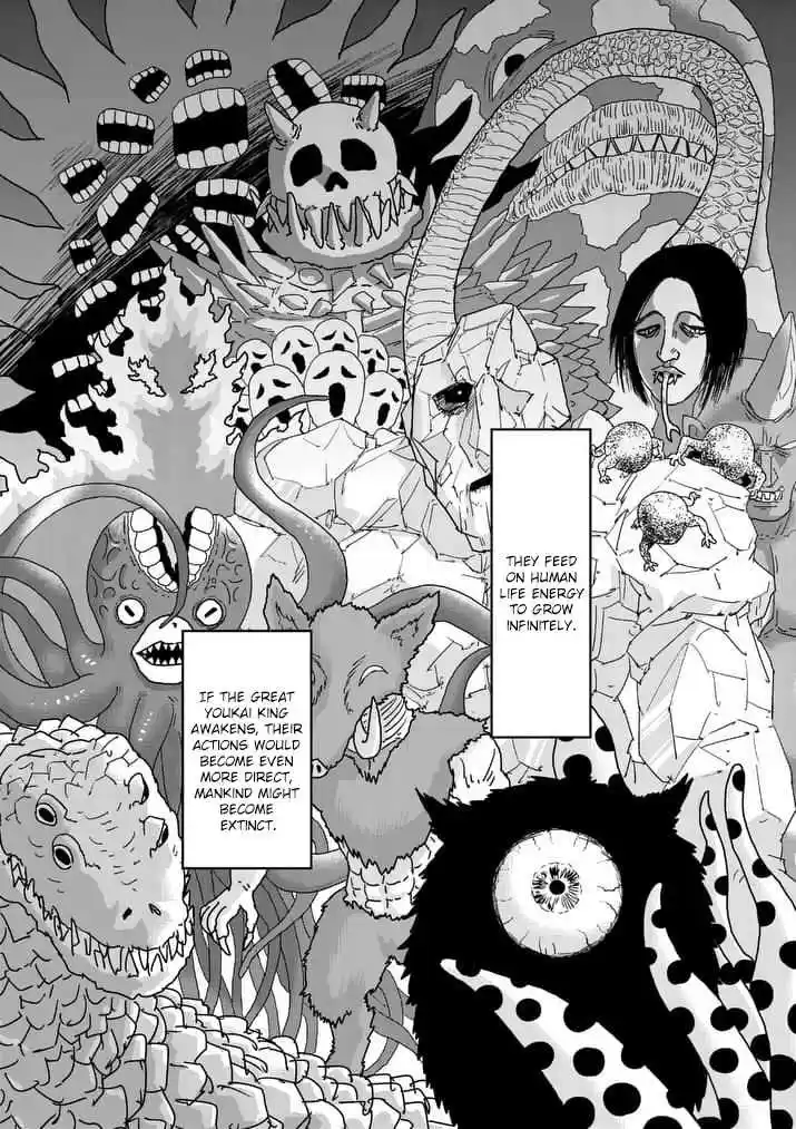 Mob Psycho 100 Vol. 13 Ch. 93 Youkai Hunter Amakusa Haruaki's Debut! Threat from the Youkai Association "Hyakki"!!