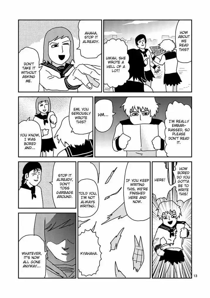Mob Psycho 100 Vol. 6 Ch. 52.1 Biri Biri ()