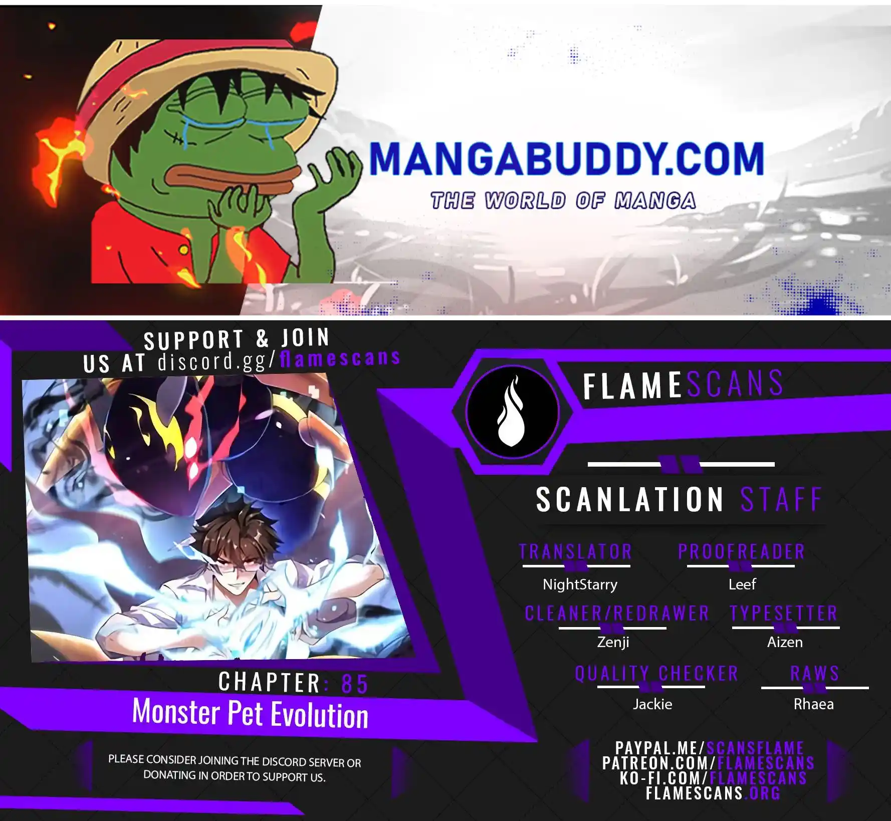 Monster Pet Evolution Chapter 85