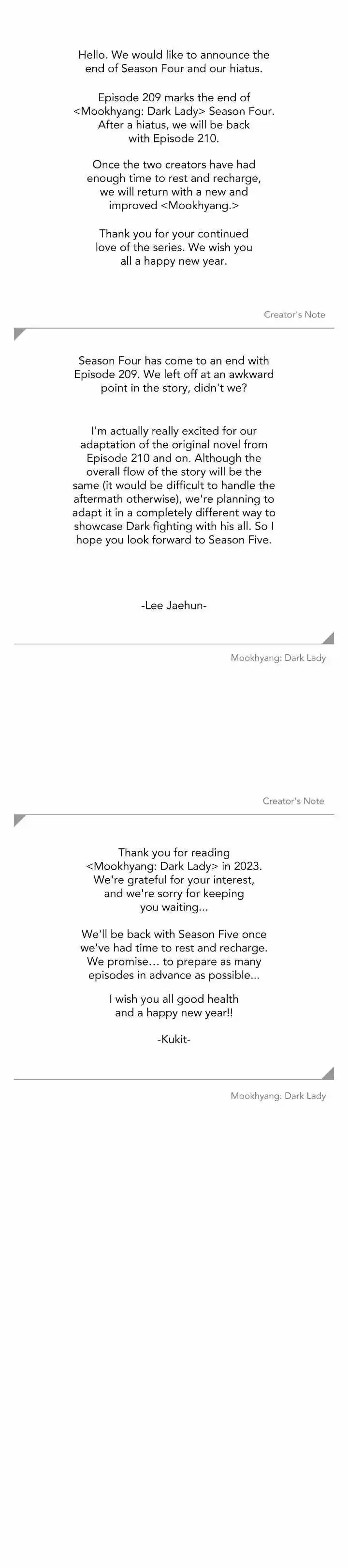 MookHyang - Dark Lady Ch.209