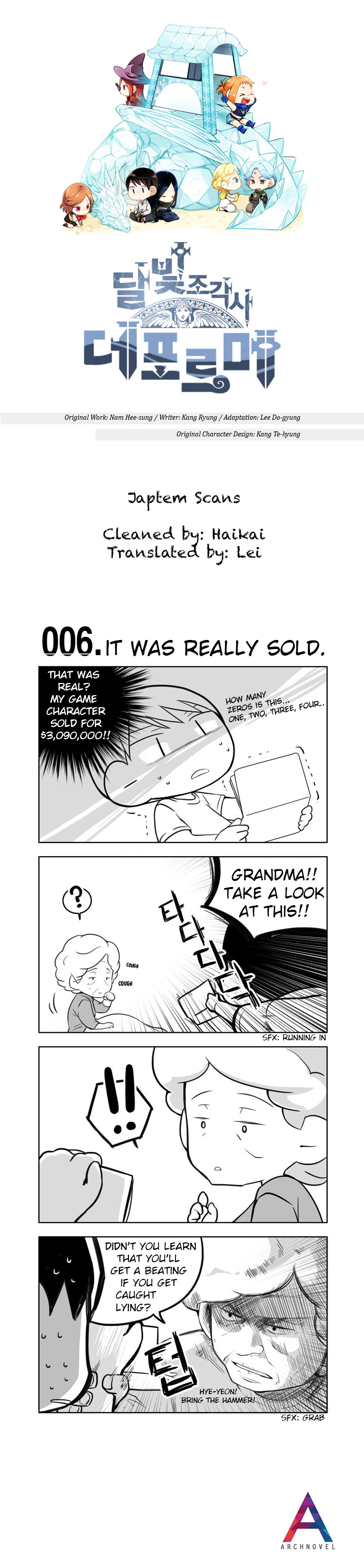 Moonlight Sculptor - 4-koma Ch.6