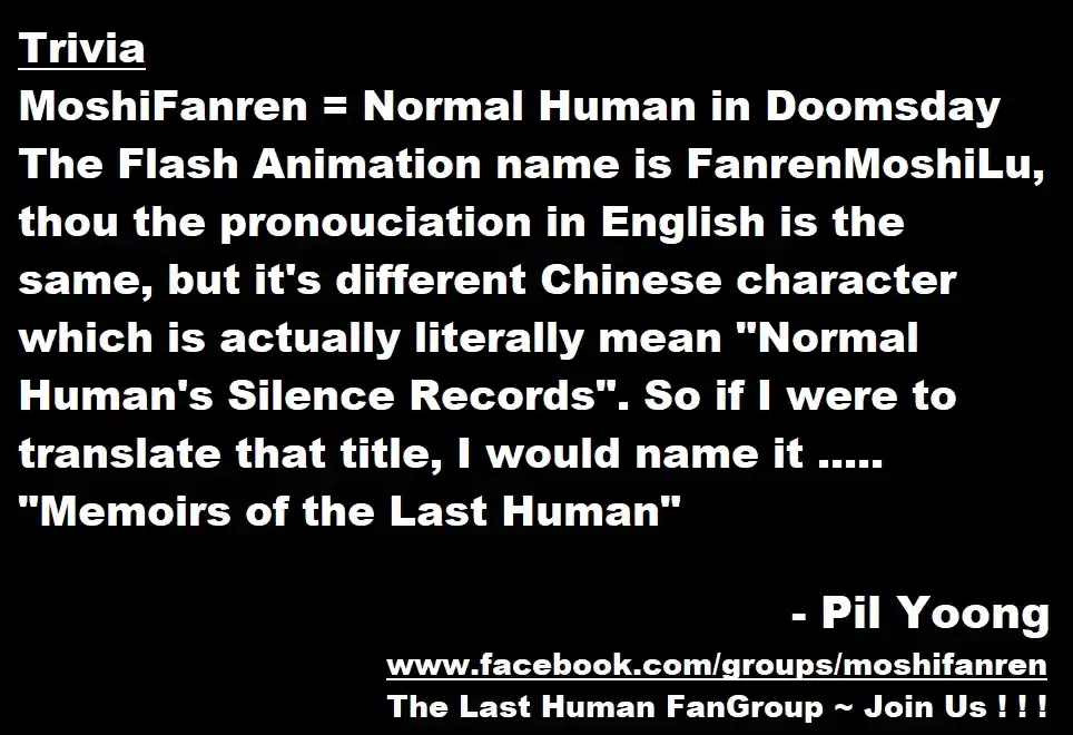 Moshi Fanren Chapter 474