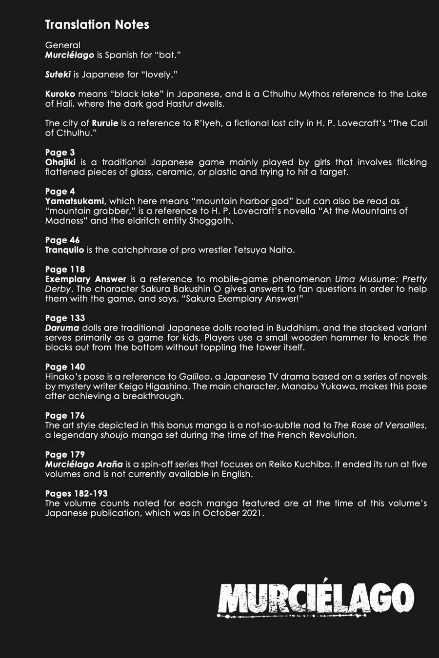 Murcielago Chapter 139.5