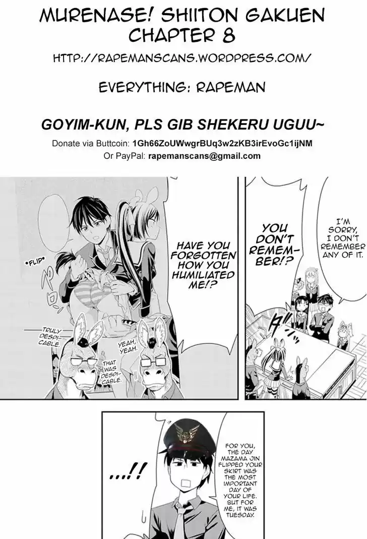 Murenase! Shiiton Gakuen 8