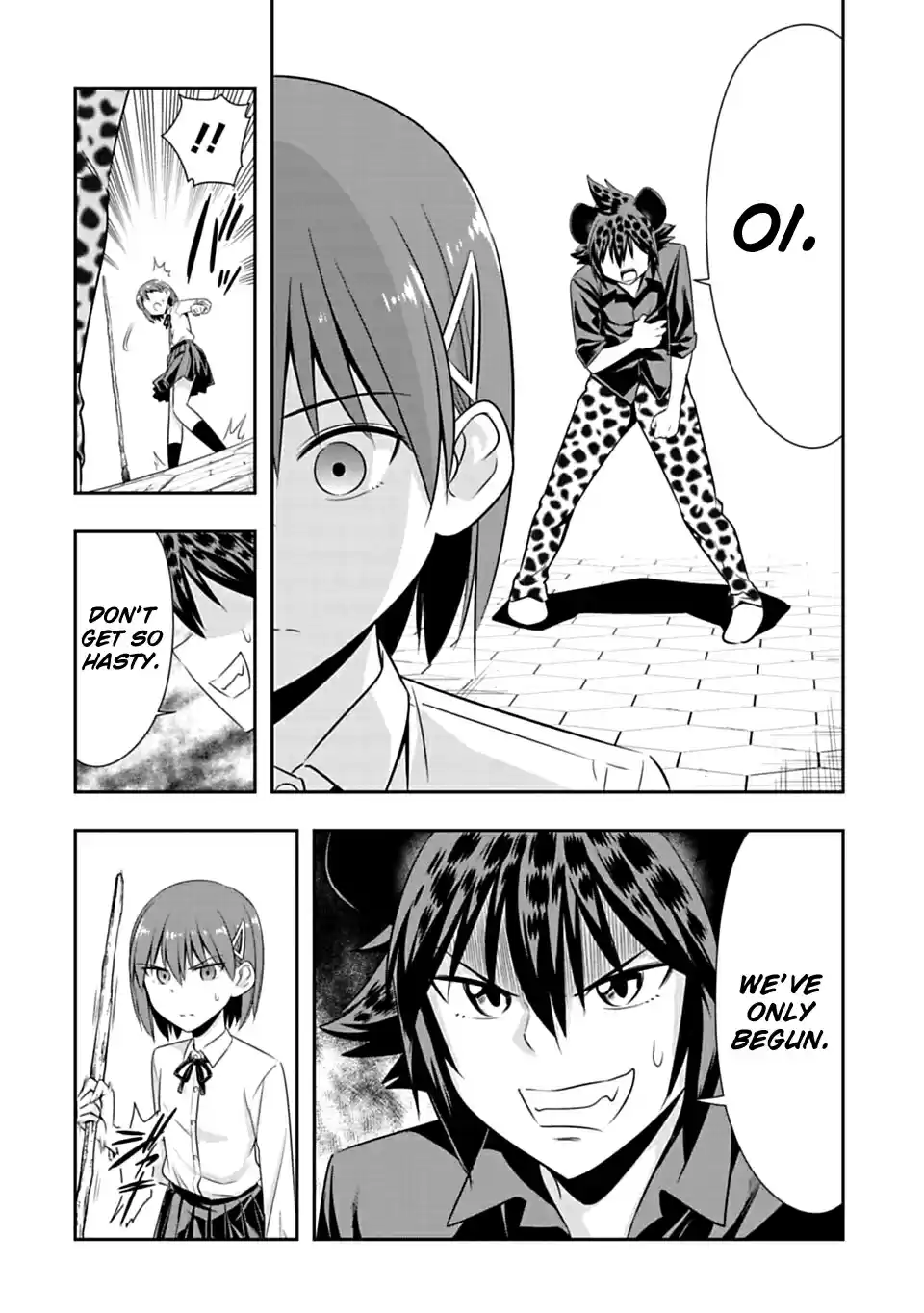 Murenase! Shiiton Gakuen Ch. 55 Even the primitive man can be moved to tears.