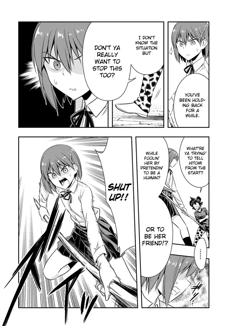 Murenase! Shiiton Gakuen Ch. 55 Even the primitive man can be moved to tears.