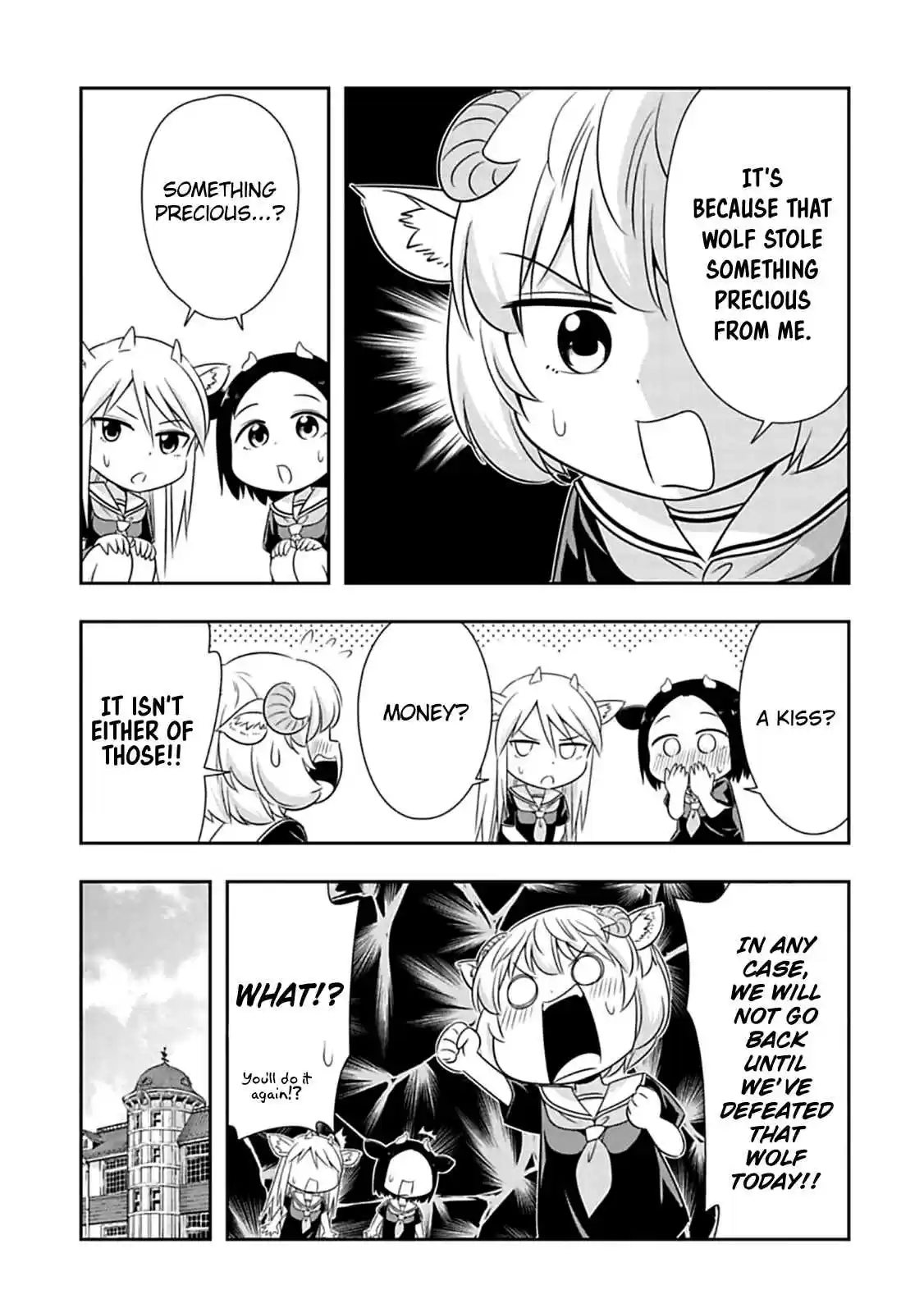 Murenase! Shiiton Gakuen Ch. 58 Little horns!
