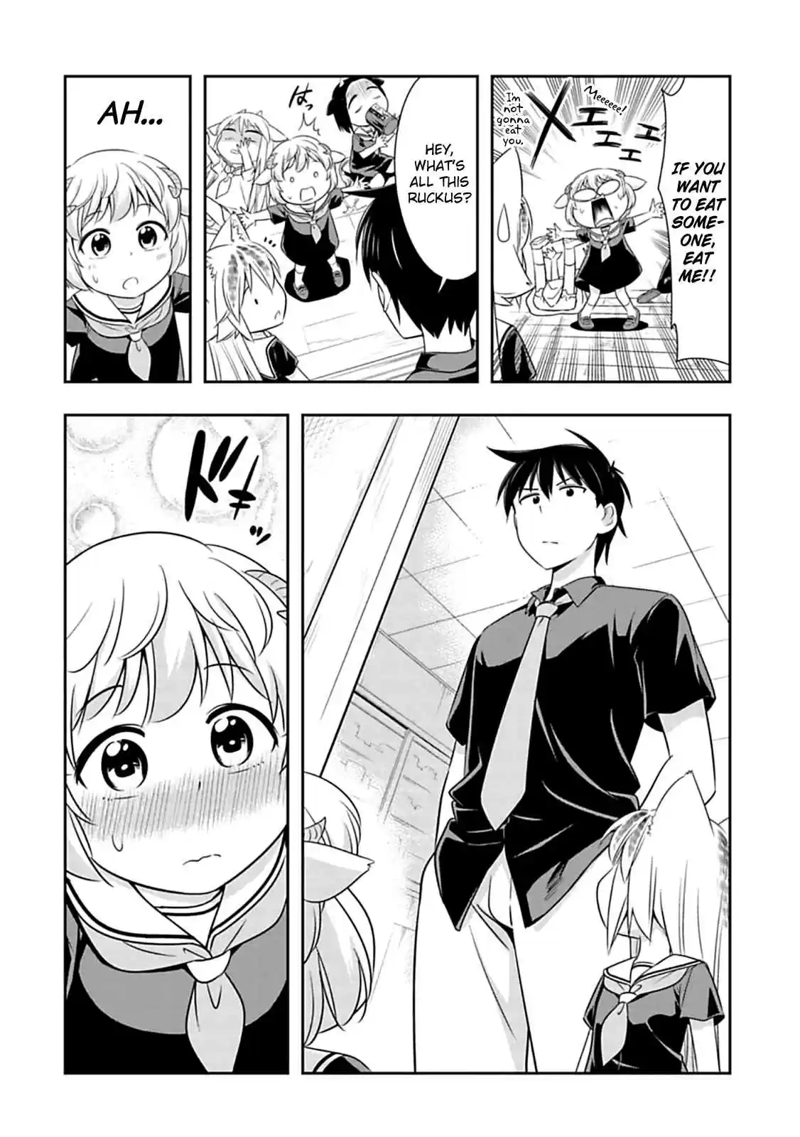 Murenase! Shiiton Gakuen Ch. 58 Little horns!
