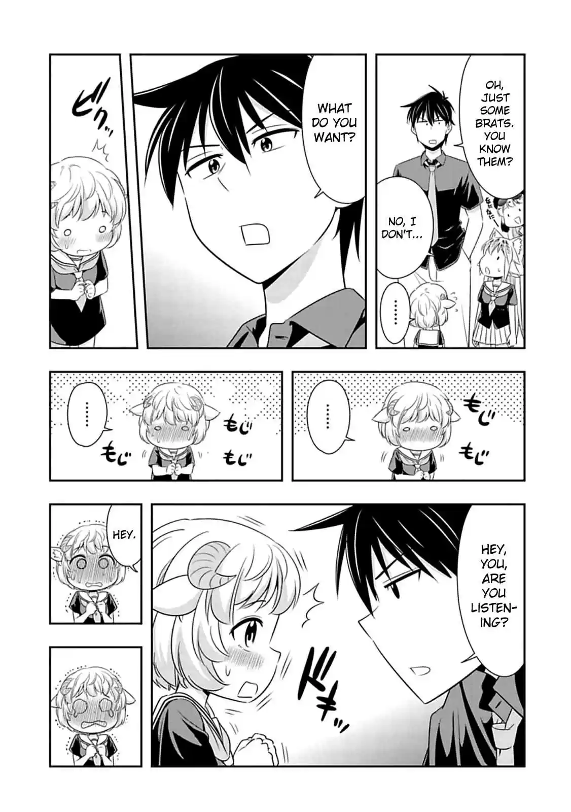Murenase! Shiiton Gakuen Ch. 58 Little horns!