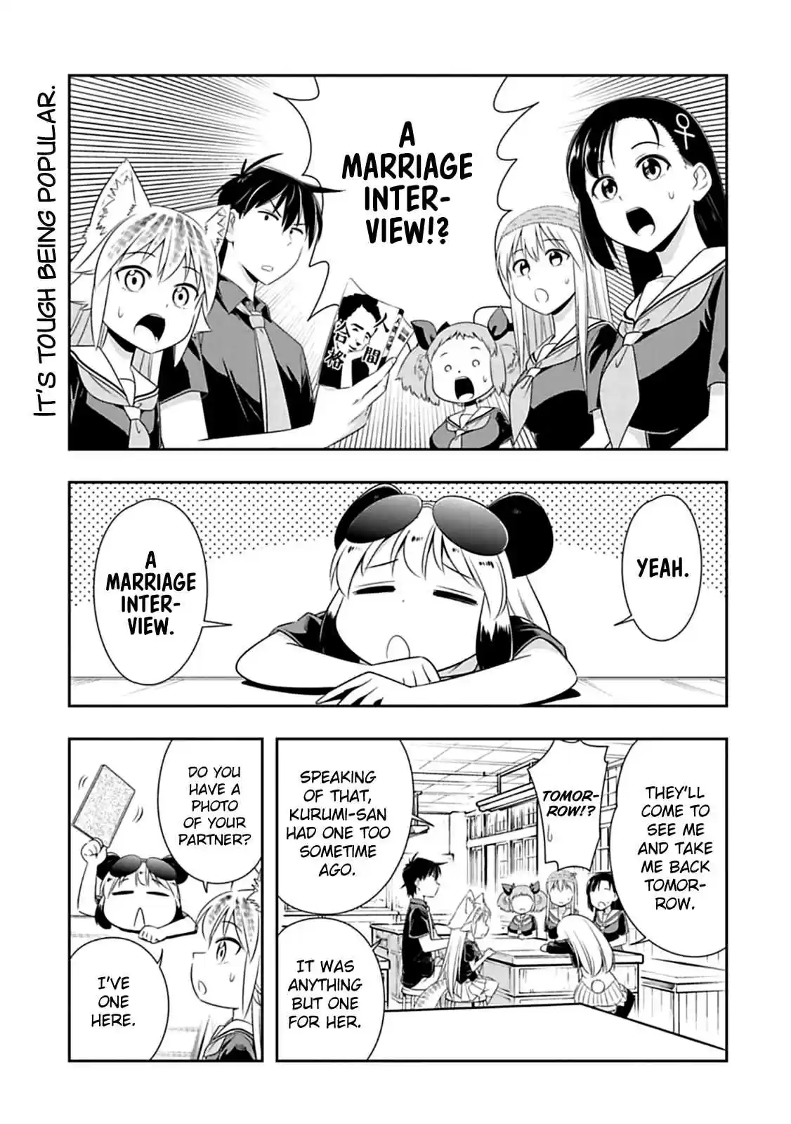 Murenase! Shiiton Gakuen Ch. 59 The panda's marriage interview