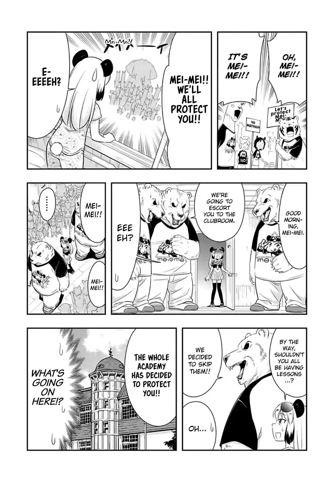 Murenase! Shiiton Gakuen Ch. 59 The panda's marriage interview